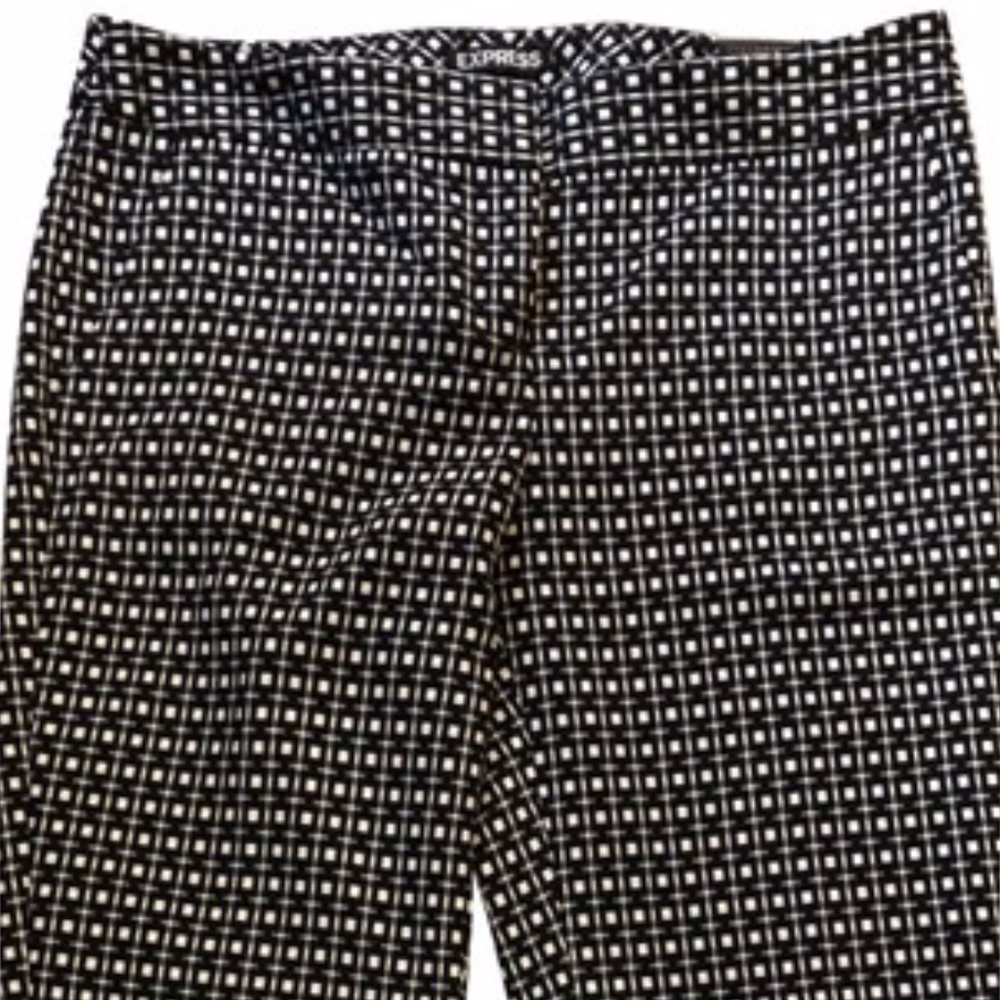 Express Columnist Ankle Patterned Pant